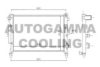 AUTOGAMMA 104637 Radiator, engine cooling